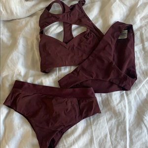 Boys + Arrows Maroon Swim Bundle
